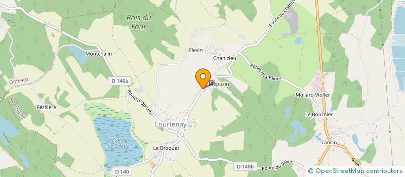 localisation de l'entreprise SCI UCAR  COURTENAY