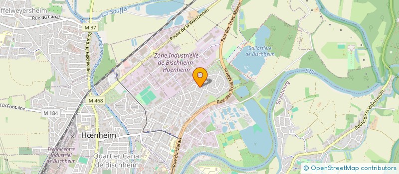 localisation de l'entreprise SCI UCHI  HNHEIM