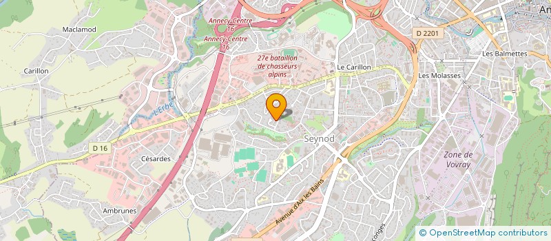 localisation de l'entreprise SCI UCJ à ANNECY