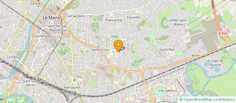 localisation de l'entreprise SCI UCKY BOYS  LE MANS