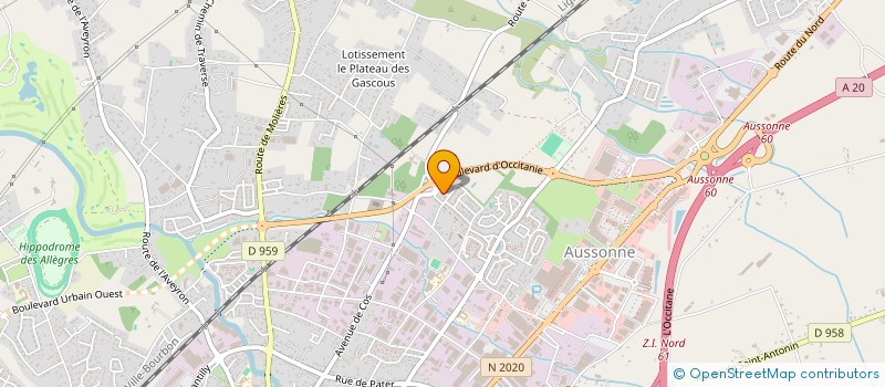 localisation de l'entreprise SCI UCLER  MONTAUBAN