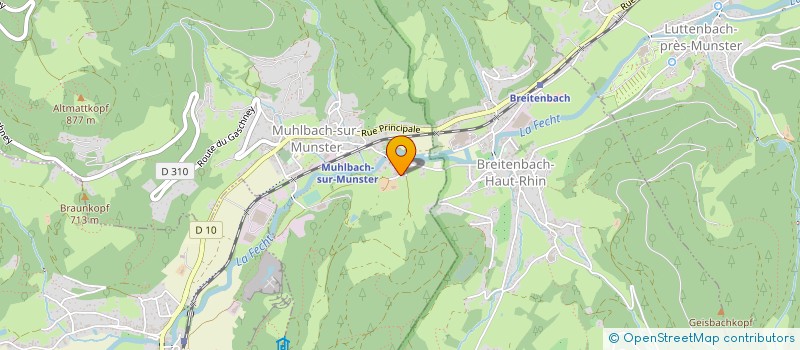 localisation de l'entreprise SCI UFF RAIN  MUHLBACH-SUR-MUNSTER