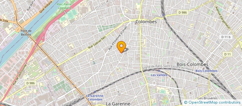 localisation de l'entreprise SCI UFFO à COLOMBES