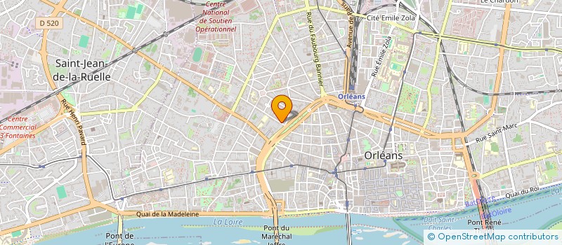 localisation de l'entreprise SCI UGARTE OCEAN à ORLEANS