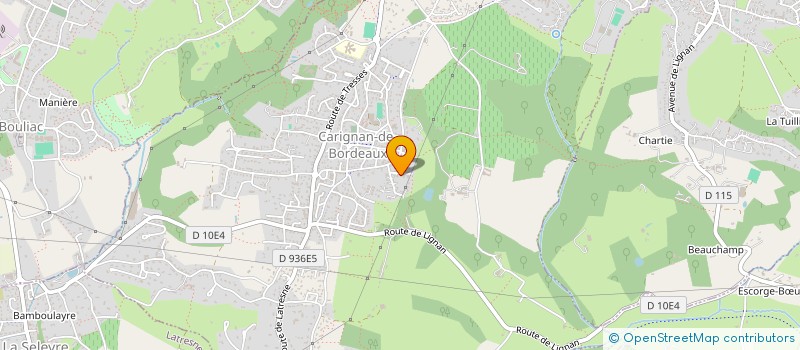 localisation de l'entreprise SCI UGAU  CARIGNAN-DE-BORDEAUX