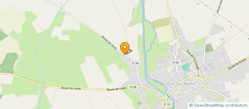 localisation de l'entreprise SCI UGEMICO  DUN-SUR-AURON