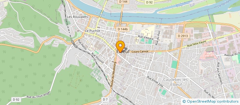 localisation de l'entreprise SCI UGGADE  CAUDEBEC-LES-ELBEUF