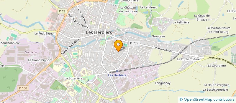 localisation de l'entreprise SCI UGLY à LES HERBIERS