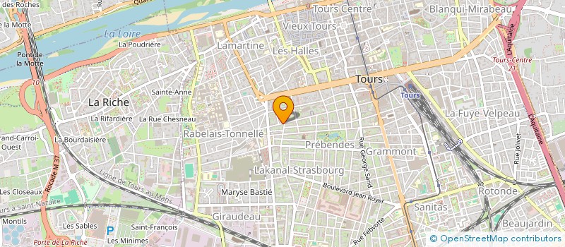 localisation de l'entreprise SCI UGO  TOURS