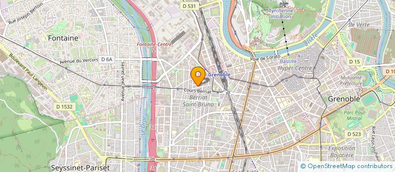 localisation de l'entreprise SCI UGO à GRENOBLE
