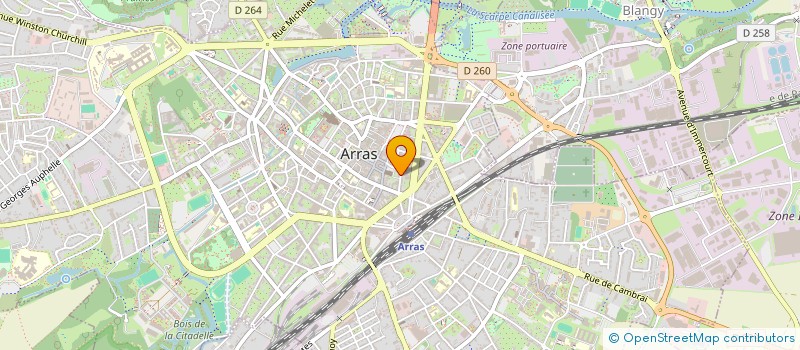 localisation de l'entreprise SCI UGO à ARRAS