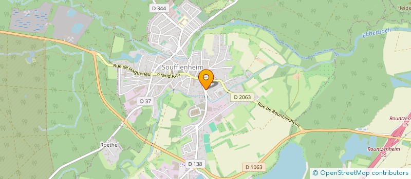 localisation de l'entreprise SCI UGO  SOUFFLENHEIM