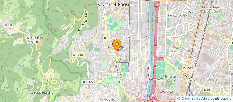 localisation de l'entreprise SCI UGO  SEYSSINET-PARISET