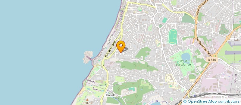 localisation de l'entreprise SCI UHAINA à BIARRITZ