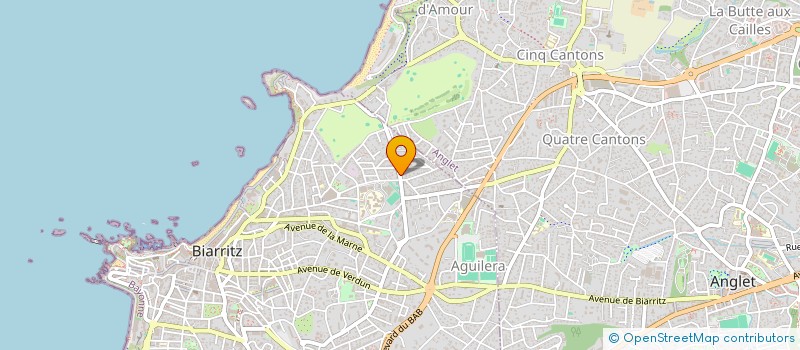 localisation de l'entreprise SCI UHAINA à BIARRITZ