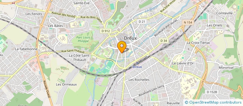 localisation de l'entreprise SCI UHALDE à DREUX