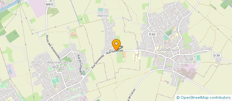 localisation de l'entreprise SCI UKIE  HERRIN