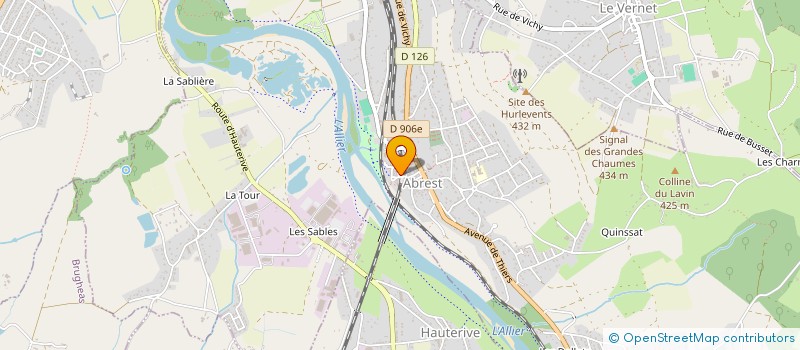 localisation de l'entreprise SCI UKIYO  ABREST