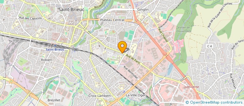 localisation de l'entreprise SCI ULAV 2 à SAINT-BRIEUC