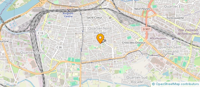 localisation de l'entreprise SCI ULIVO  AVIGNON