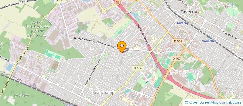 localisation de l'entreprise SCI ULLY  BEAUCHAMP