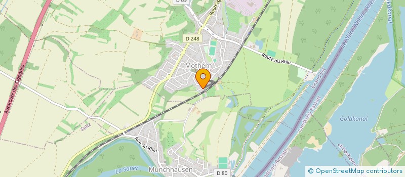 localisation de l'entreprise SCI ULM  MOTHERN