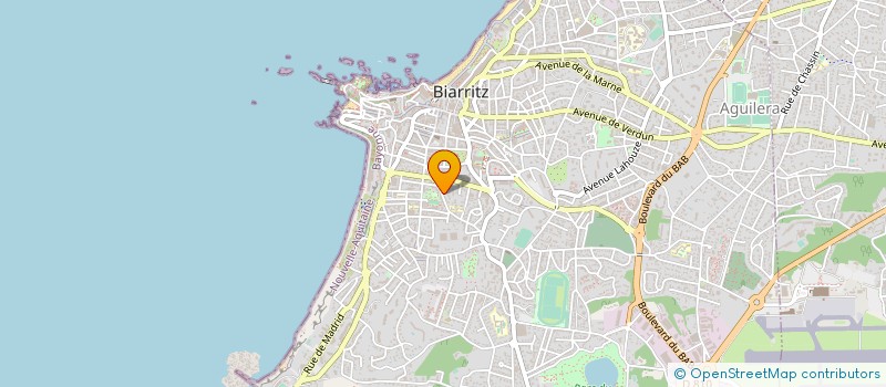 localisation de l'entreprise SCI ULM IMMOBILIER à BIARRITZ