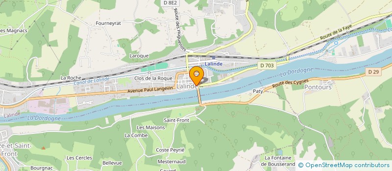 localisation de l'entreprise SCI ULRICH  LALINDE