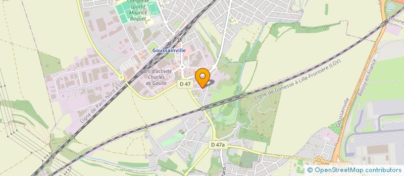 localisation de l'entreprise SCI ULSSAIN à GOUSSAINVILLE