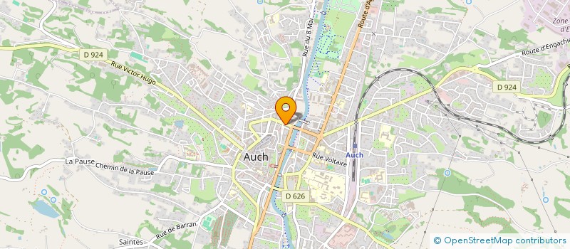 localisation de l'entreprise SCI ULTIBAT à AUCH