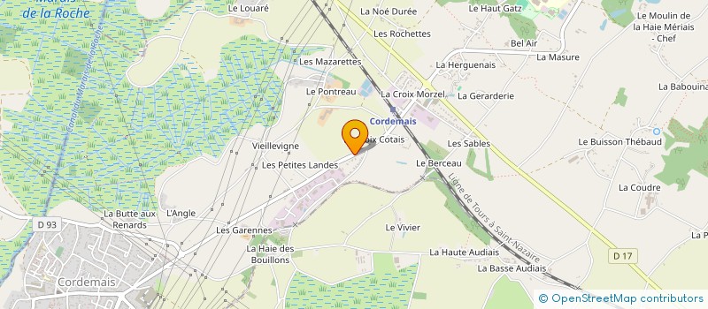 localisation de l'entreprise SCI ULTIME  CORDEMAIS