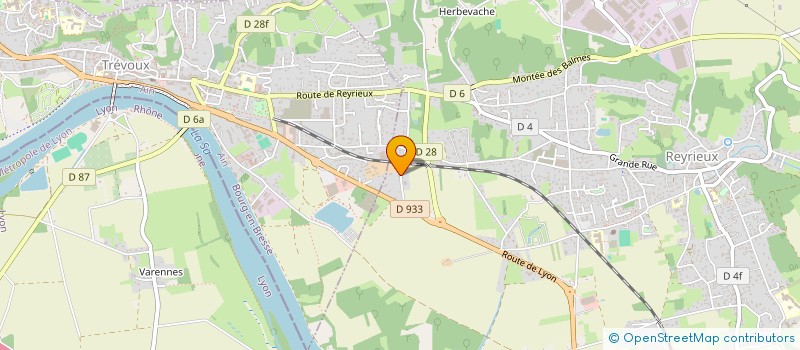 localisation de l'entreprise SCI ULTRA à REYRIEUX