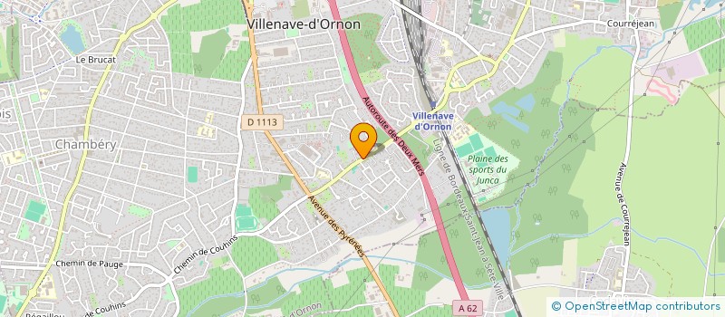 localisation de l'entreprise SCI ULTRA à VILLENAVE-D'ORNON