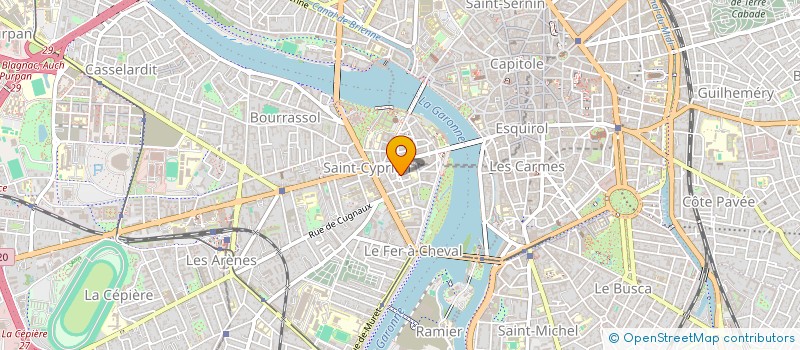 localisation de l'entreprise SCI ULURU à TOULOUSE