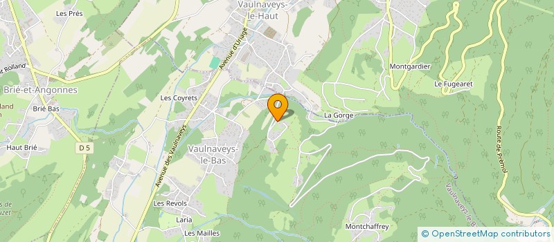 localisation de l'entreprise SCI ULUWATU  VAULNAVEYS-LE-BAS