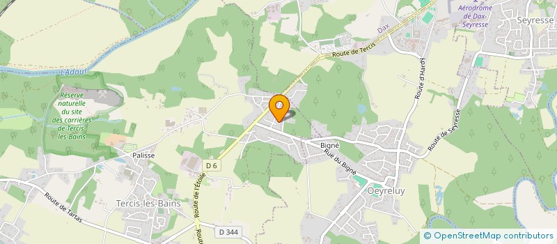 localisation de l'entreprise SCI ULUWATU  TERCIS-LES-BAINS