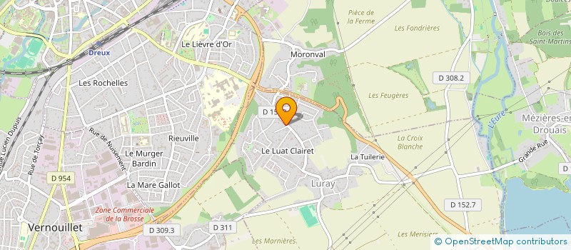 localisation de l'entreprise SCI ULUX à BOISSY-EN-DROUAIS