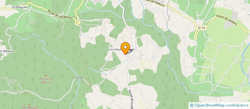 localisation de l'entreprise SCI ULYSSE  TOURRETTES