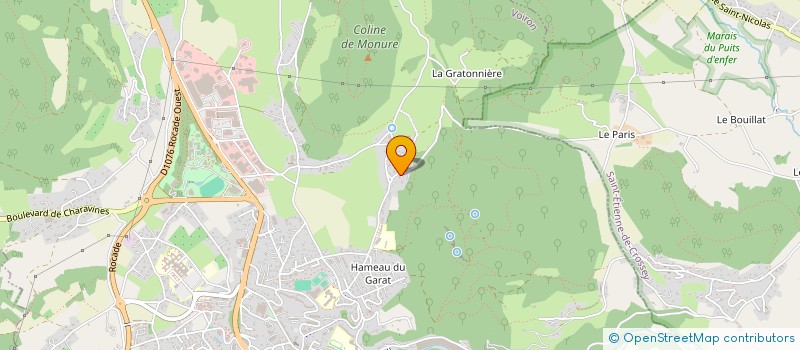 localisation de l'entreprise SCI ULYSSE à VOIRON