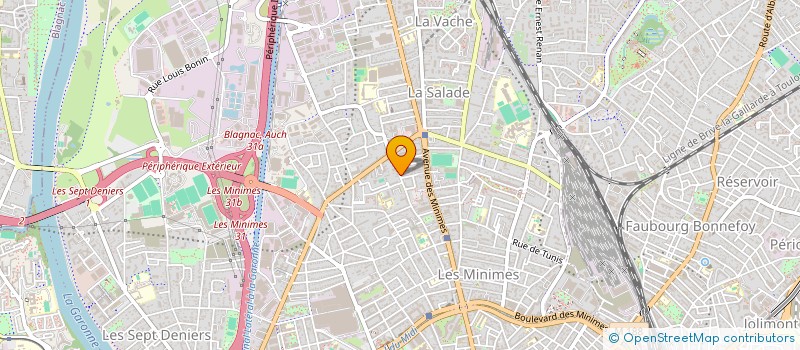localisation de l'entreprise SCI ULYSSE à TOULOUSE