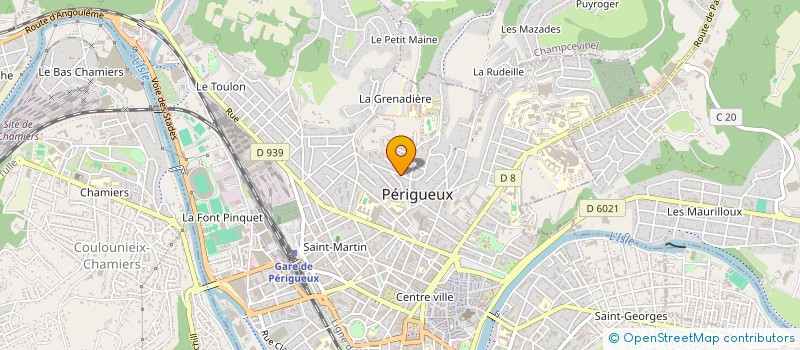 localisation de l'entreprise SCI ULYSSE à PERIGUEUX