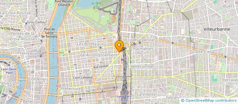 localisation de l'entreprise SCI ULYSSE  LYON