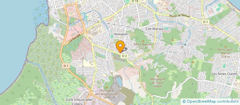 localisation de l'entreprise SCI ULYSSE  CAYENNE