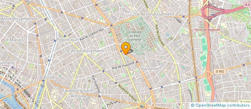 localisation de l'entreprise SCI ULYSSE  PARIS