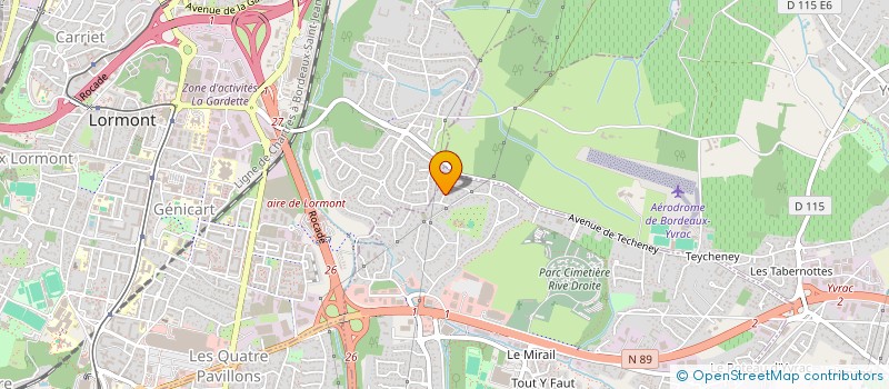 localisation de l'entreprise SCI ULYSSE  ARTIGUES-PRES-BORDEAUX