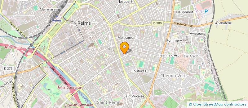 localisation de l'entreprise SCI ULYSSE  REIMS