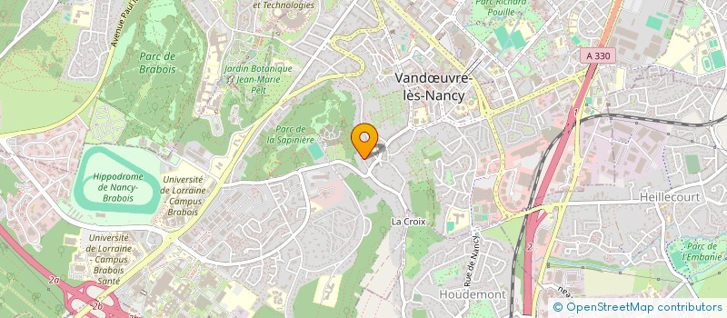 localisation de l'entreprise SCI ULYSSE 54  VANDUVRE-LES-NANCY