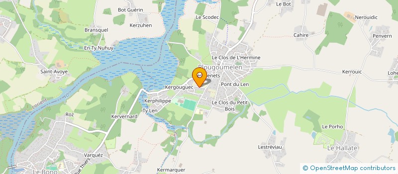 localisation de l'entreprise SCI ULYSSE 56  PLOUGOUMELEN