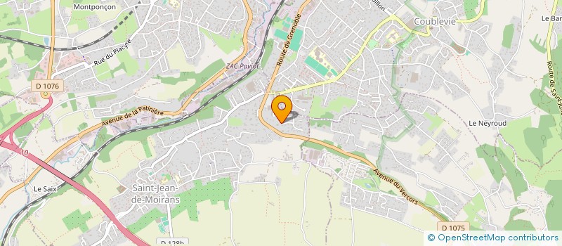 localisation de l'entreprise SCI ULYSSE  SAINT-JEAN-DE-MOIRANS