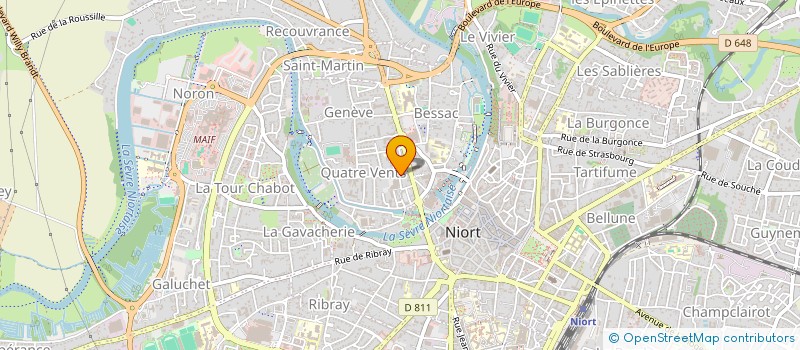 localisation de l'entreprise SCI ULYSSE à NIORT